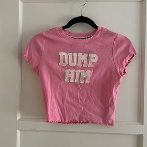Juicy Couture Dump Him Baby Tee